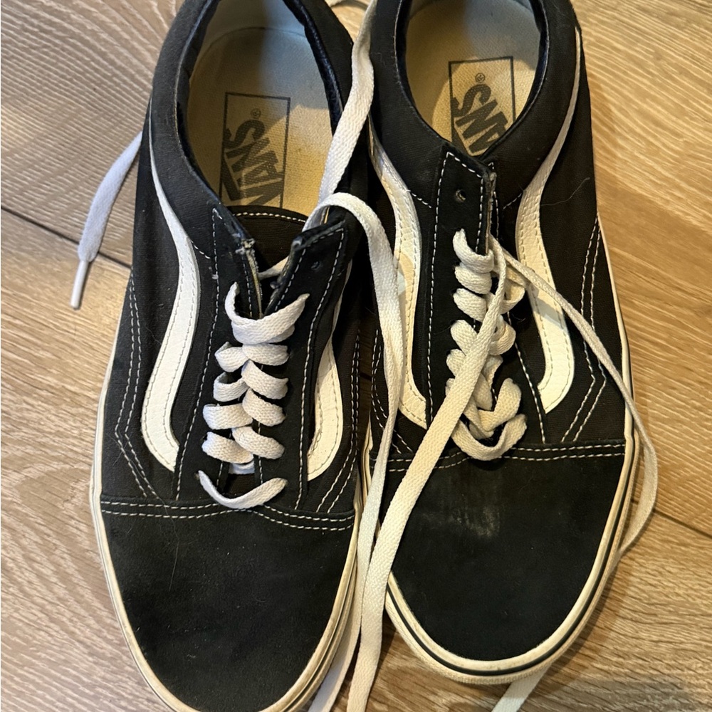 Vans Black and White Women's Sneakers